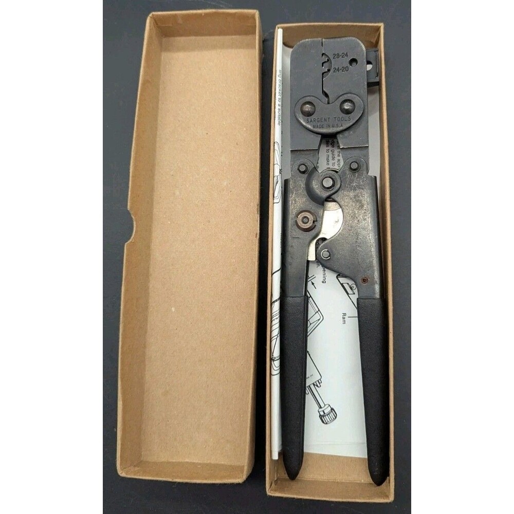 Sargent 3127CT D-Subminiature Pins & Sockets Crimp Tool 28-24 AWG and 24-20